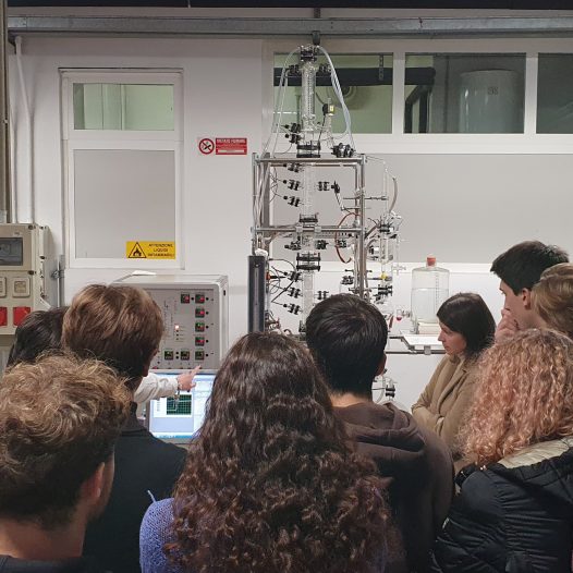 Students visiting our laboratories