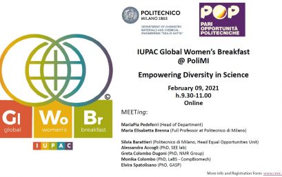 GASP invited at the IUPAC’s Global Women’s Breakfast